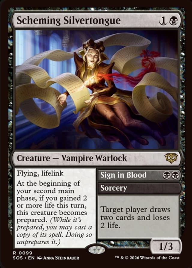 Scheming Silvertongue // Sign in Blood image