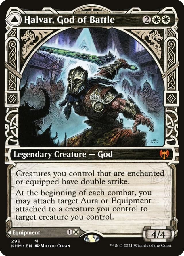 Halvar, God of Battle // Sword of the Realms image