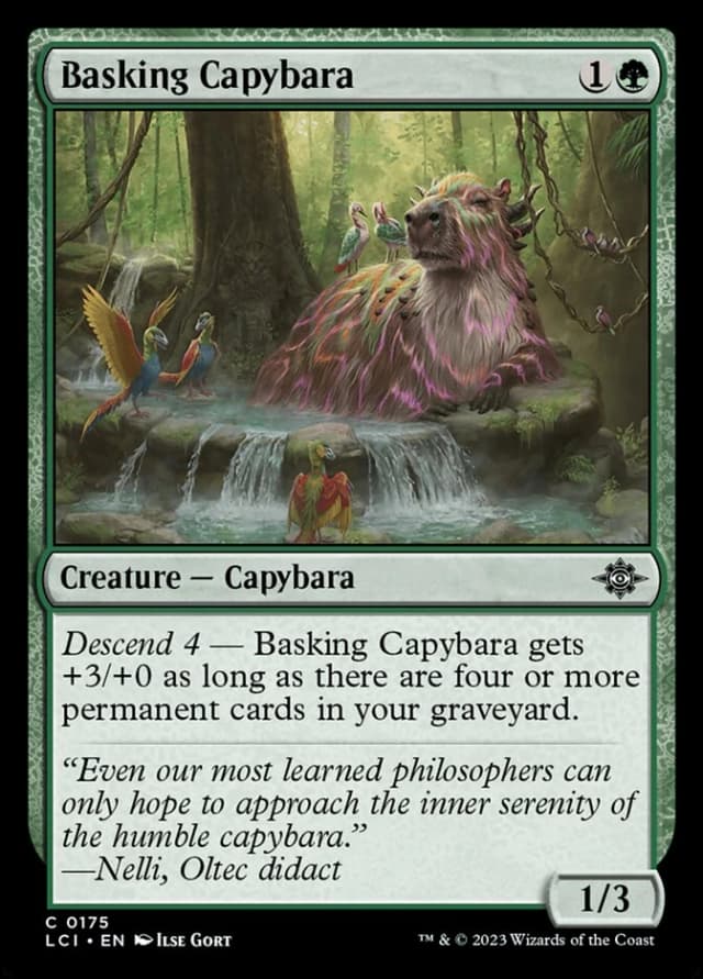 Basking Capybara image